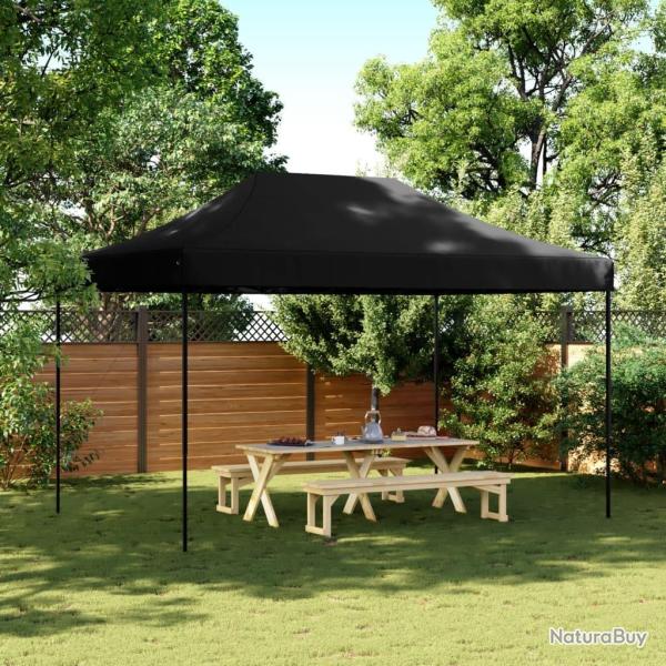 Tente de r�ception pliable escamotable noir 440x292x315 cm alsavelo