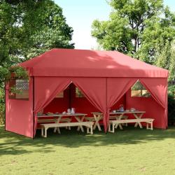 Tente de r&eacute;ception pliable escamotable avec 4 parois lat&eacute;rales