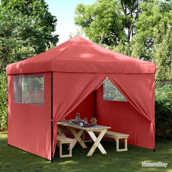 Tente de r�ception pliable escamotable avec 4 parois lat�rales alsavelo