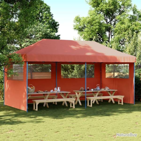 Tente de r�ception pliable escamotable avec 3 parois lat�rales