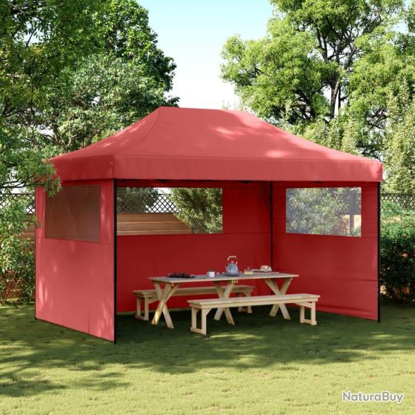 Tente de r�ception pliable escamotable avec 3 parois lat�rales