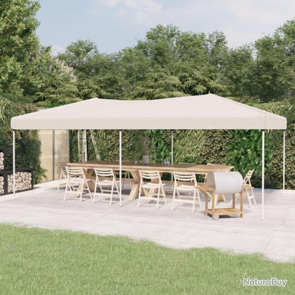 Tente de r�ception pliable Cr�me 3x6 m