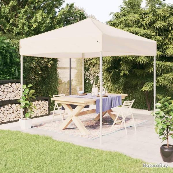Tente de r�ception pliable Cr�me 3x3 m