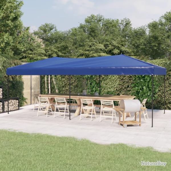 Tente de r�ception pliable Bleu 3x6 m