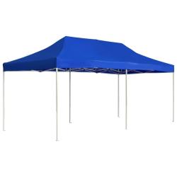Tente de r&eacute;ception pliable Aluminium 6 x 3 m Bleu