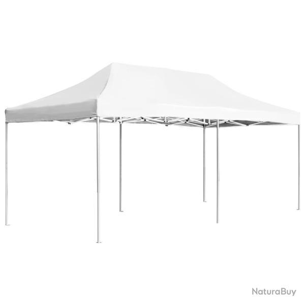 Tente de r�ception pliable Aluminium 6 x 3 m Blanc alsavelo