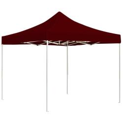 Tente de réception pliable Aluminium 2 x 2 m Bordeaux alsavelo
