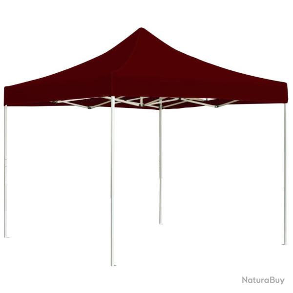 Tente de r�ception pliable Aluminium 2 x 2 m Bordeaux alsavelo