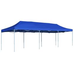 Tente de r&eacute;ception pliable 3x9 m Bleu alsavelo