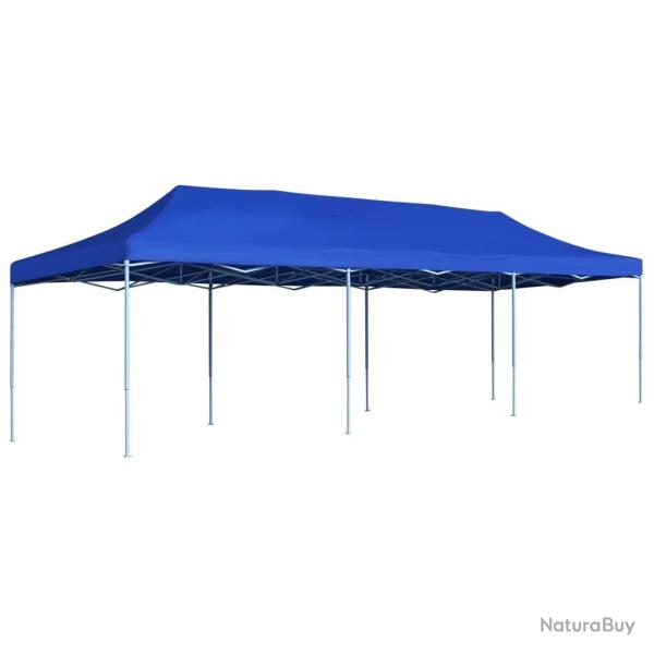 Tente de r�ception pliable 3x9 m Bleu alsavelo
