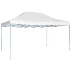 Tente de r&eacute;ception pliable 3x4,5 m Blanc