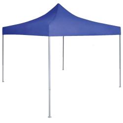 Tente de r&eacute;ception pliable 2x2 m acier bleu