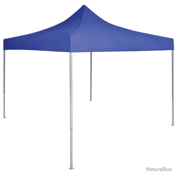 Tente de r�ception pliable 2x2 m acier bleu