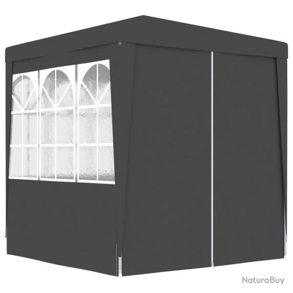 Tente de r�ception et parois lat�rales 2x2 m Anthracite 90 g/m�