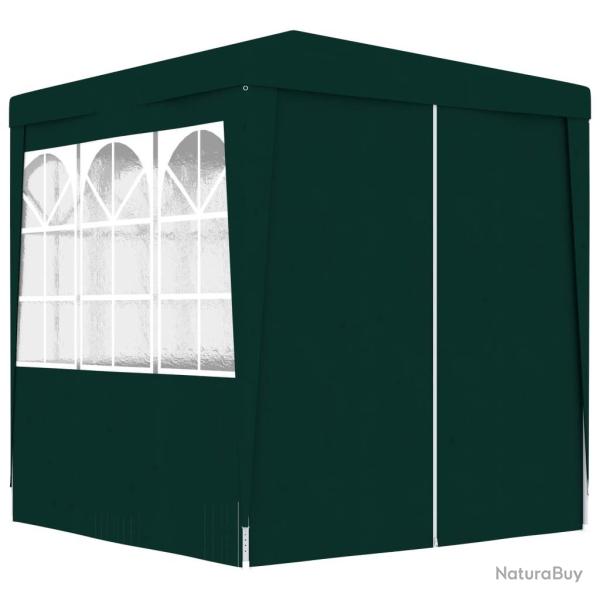 Tente de r�ception avec parois lat�rales 2x2 m Vert 90 g/m�