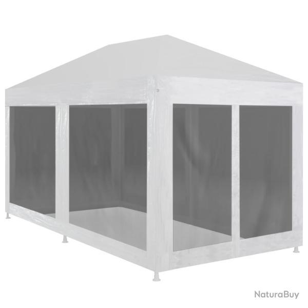 Tente de r�ception avec 6 parois en maille 4 x 3 m