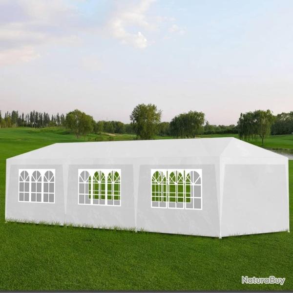 Tente de r�ception 3x9 m Blanc alsavelo