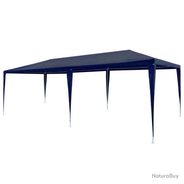 Tente de r�ception 3x6 m PE Bleu alsavelo