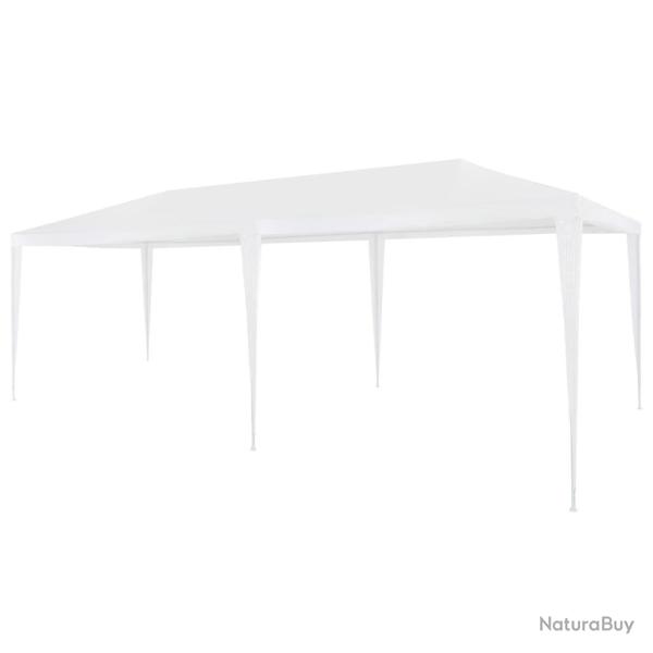 Tente de r�ception 3x6 m PE Blanc alsavelo