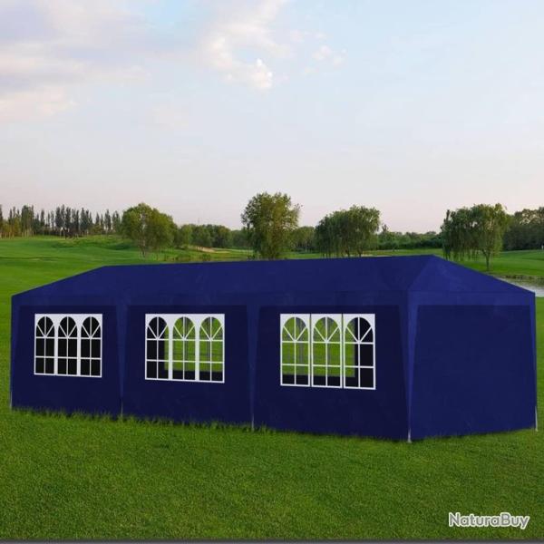 Tente de r�ception 3 x 9 m Bleu alsavelo