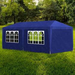 Tente de r&eacute;ception 3 x 6 m Bleu