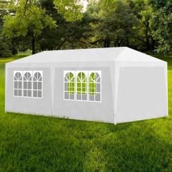 Tente de r&eacute;ception 3 x 6 m Blanc