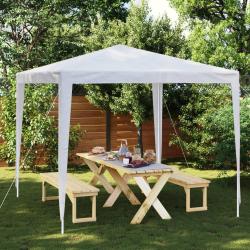 Tente de r&eacute;ception 2,5x2,5 m Blanc