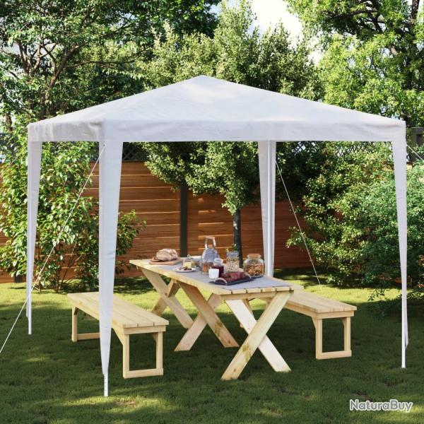 Tente de r�ception 2,5x2,5 m Blanc alsavelo