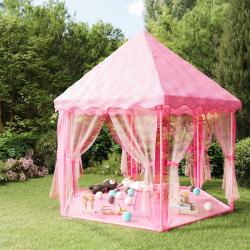 Tente de jeu princesse avec 250 balles Rose 133x140 cm alsavelo