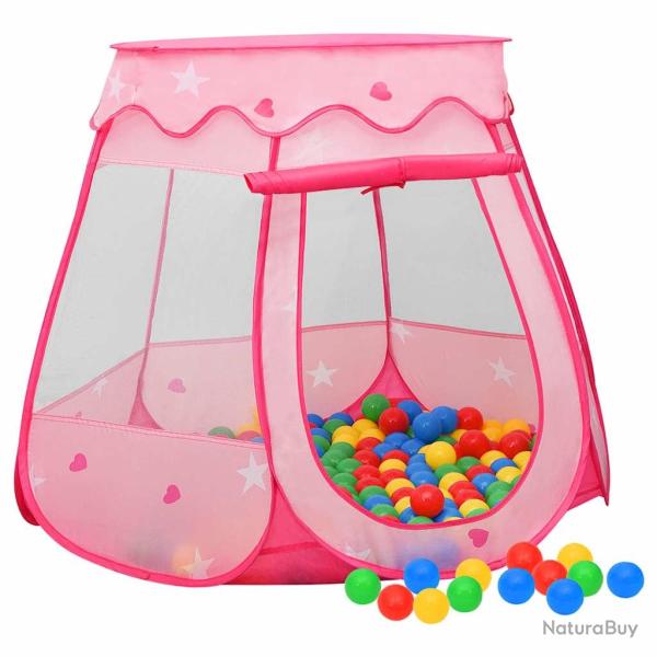 Tente de jeu pour enfants Rose 102x102x82 cm alsavelo