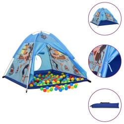 Tente de jeu pour enfants Bleu 120x120x90 cm alsavelo
