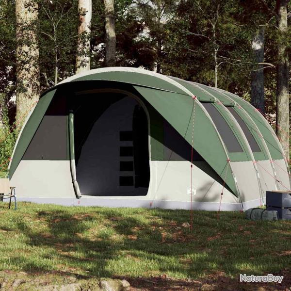 Tente de camping tunnel 7 personnes vert imperm�able
