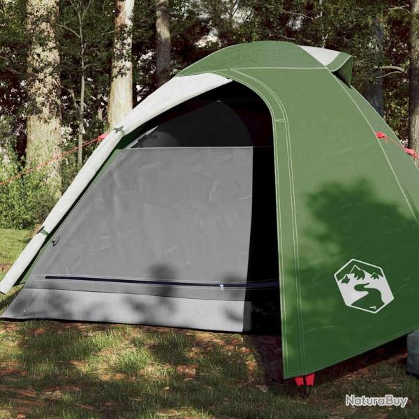 Tente de camping � d�me 2 personne vert imperm�able alsavelo