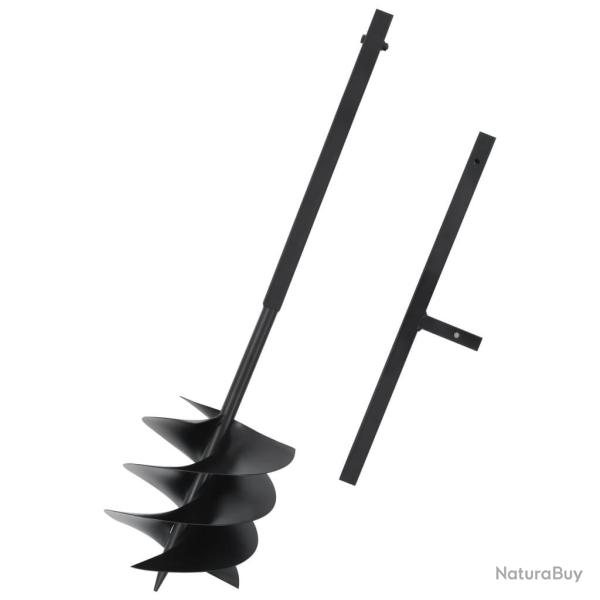 Tari�re de sol avec manche 250 mm Acier Noir