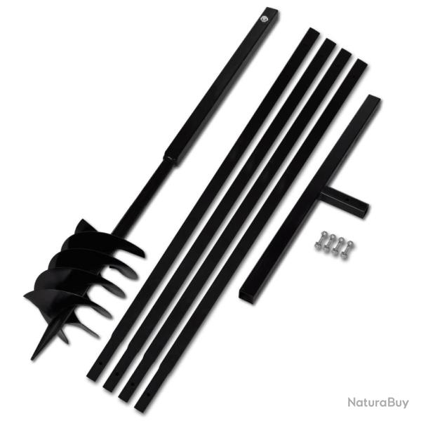 Tari�re de sol avec manche 180 mm et tube d'extension 5 m Acier alsavelo