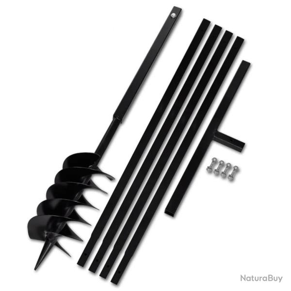 Tari�re de sol avec manche 150 mm et tube d'extension 5 m Acier alsavelo