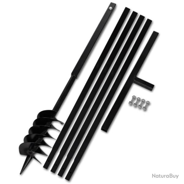 Tari�re de sol avec manche 120 mm et tube d'extension 5 m Acier alsavelo