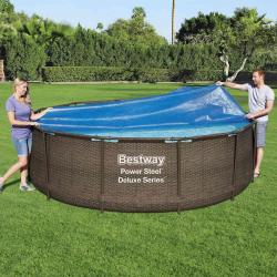 Couverture solaire de piscine Flowclear 356 cm alsavelo