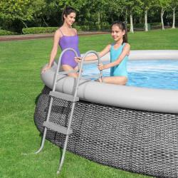 &Eacute;chelle de piscine &agrave; 2 marches Flowclear 84 cm alsavelo