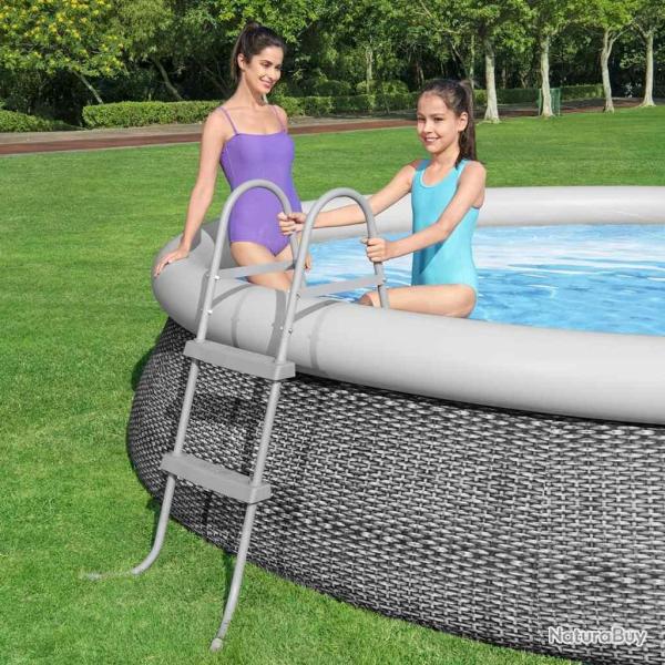 �chelle de piscine � 2 marches Flowclear 84 cm alsavelo