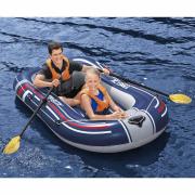 Bateau de radeau gonflable avec pompe et rames, canoë gonflable, bateau de pêche portable, bateau pour adultes et enfants