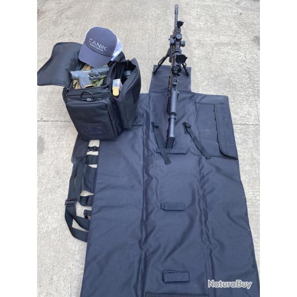 Tapis de tir - Housse de transport 2-en-1