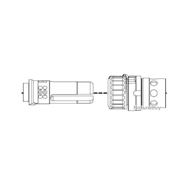 Adaptateur B&T HUB QDSF ACIER (Surefire) (5.56)