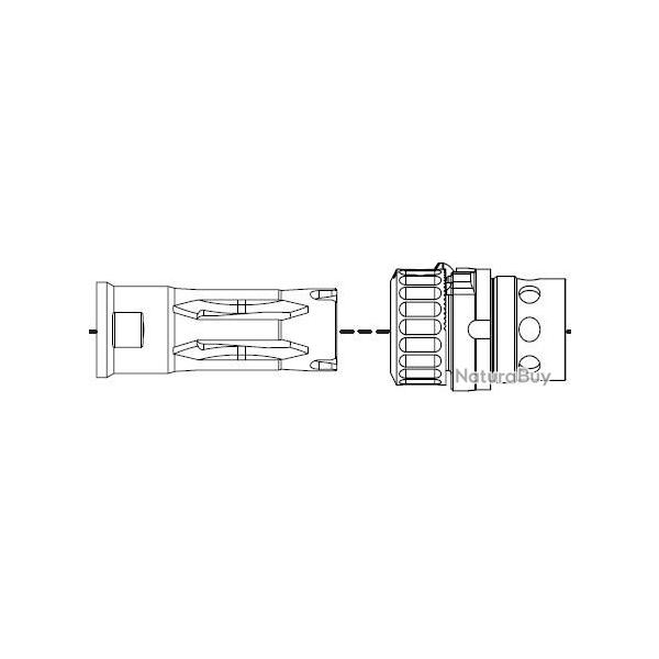 Adaptateur B&T HUB QDR ACIER (Rotex) (7.62)