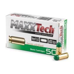 BALLE MAXXTECH 9MM PA A BLANC X50- 400BARS LIVRAISON OFFERTE 3