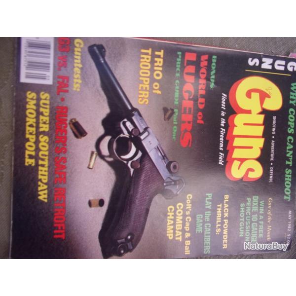 magazine "Guns"   num�ro  mai 1982