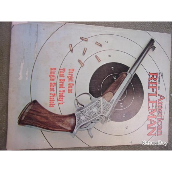 magazine "American rifleman"   num�ro novembre 1979
