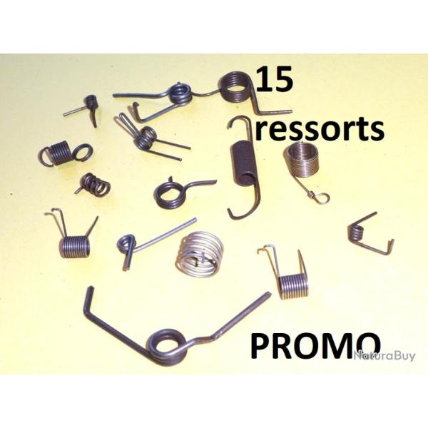 LOT de 15 ressorts carabine fusil � 25.00 Euros !!!!!!!!!!!!!!- VENDU PAR JEPERCUTE (D25A110)