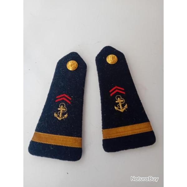 Algerie Paire de pattes d'�paules Infanterie Coloniale