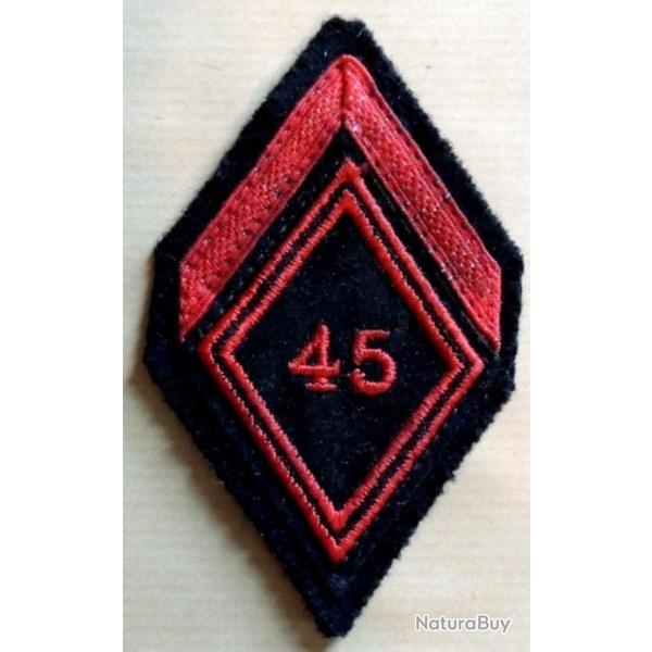 Patch � coudre losange mod 45 45� R�giment du G�nie de l'air 1�Classe pour collection ne pas porter.